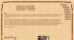 Desktop Screenshot of davidhenrywoodarts.com